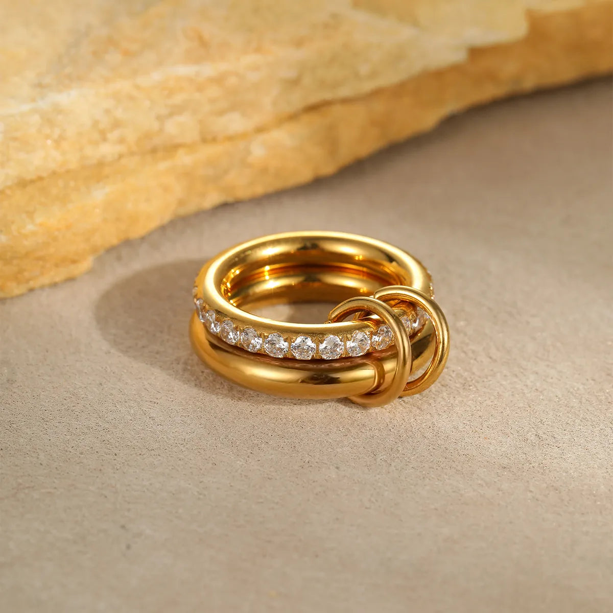 Aurelia ||  Stackable 18K Gold Vermeil Signature Ring