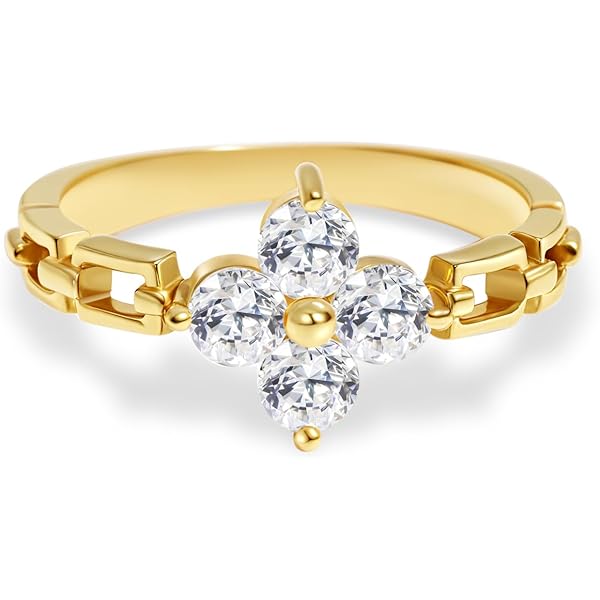 Chronos || Ring with Zirconia Stones