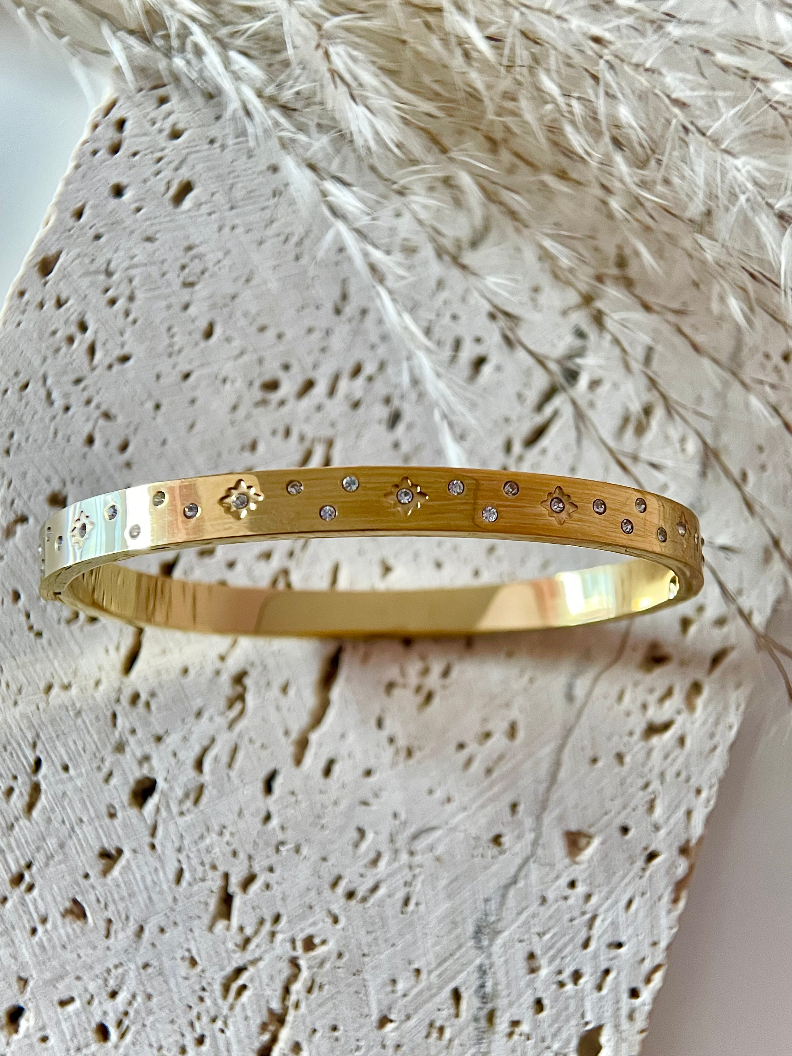 ΚΑΤΙΑ  ||  Zircon stars bangle