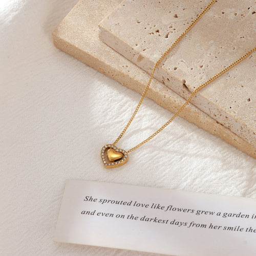 LUCY || Double Heart Necklace