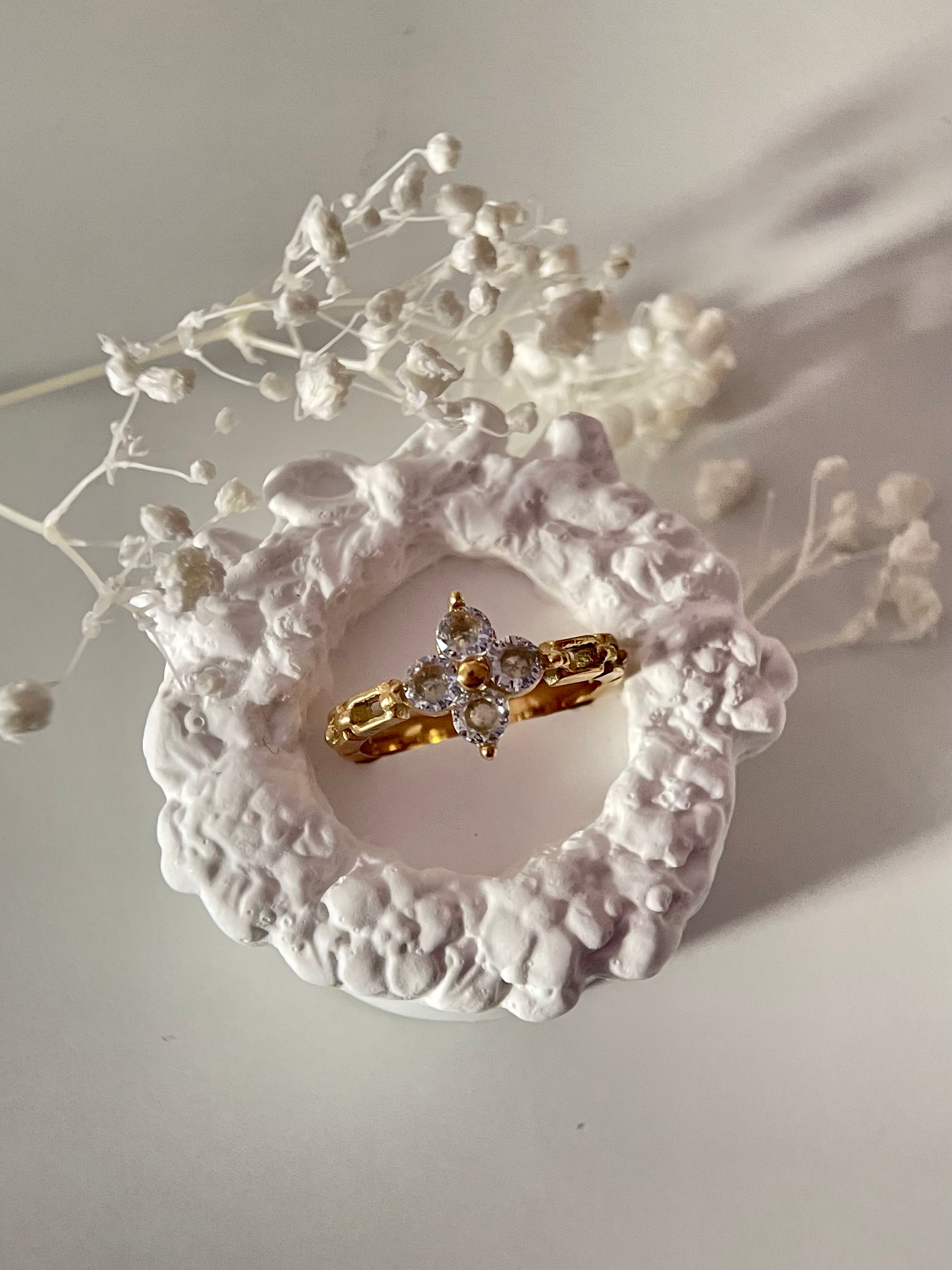 Chronos || Ring with Zirconia Stones