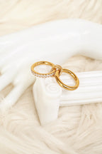 Aurelia ||  Stackable 18K Gold Vermeil Signature Ring