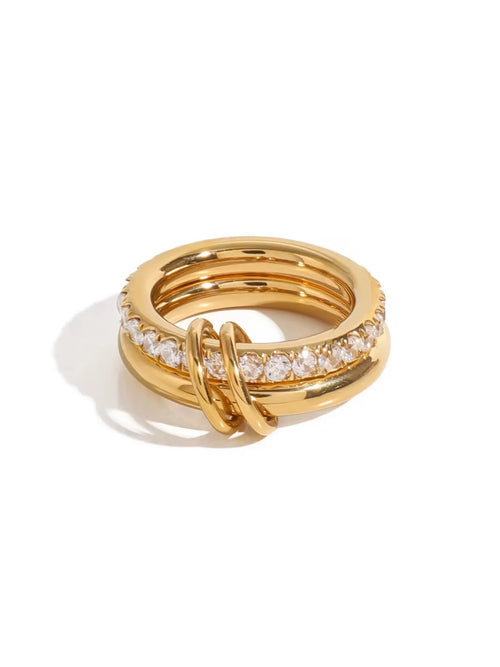 Aurelia ||  Stackable 18K Gold Vermeil Signature Ring